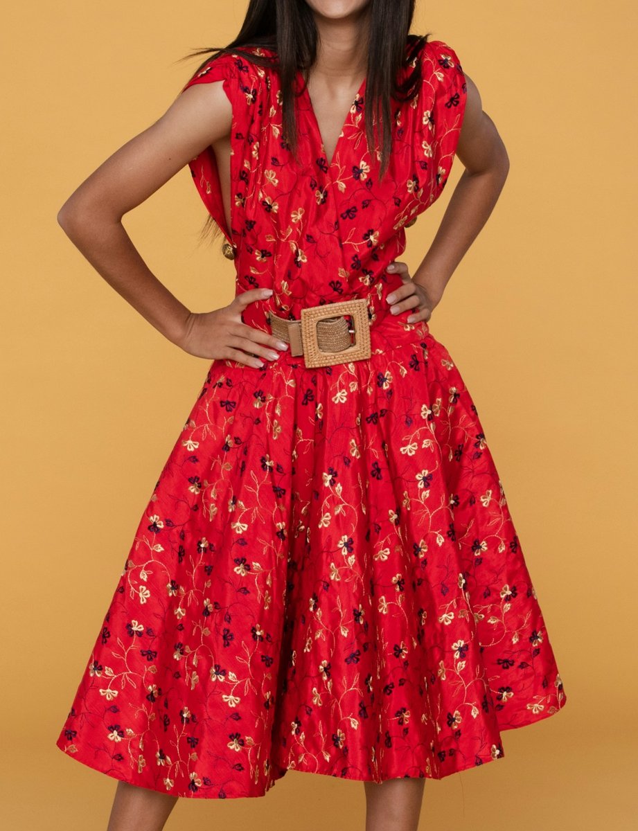 Calle Ocho Floral Dress view 3